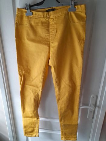 Jegging jaune moutarde