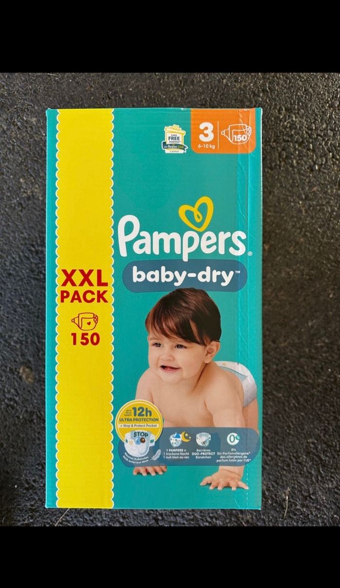 Couches Pampers Baby Dry taille 3 - photo numéro 3