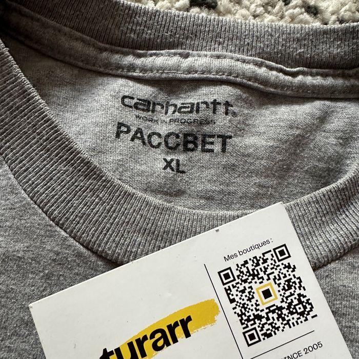 T-shirt Carhartt x Paccbet Gris XL - photo numéro 3