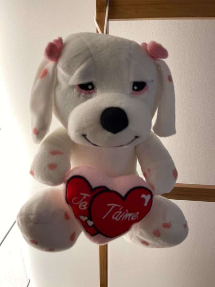 peluche chien câlin - photo numéro 4