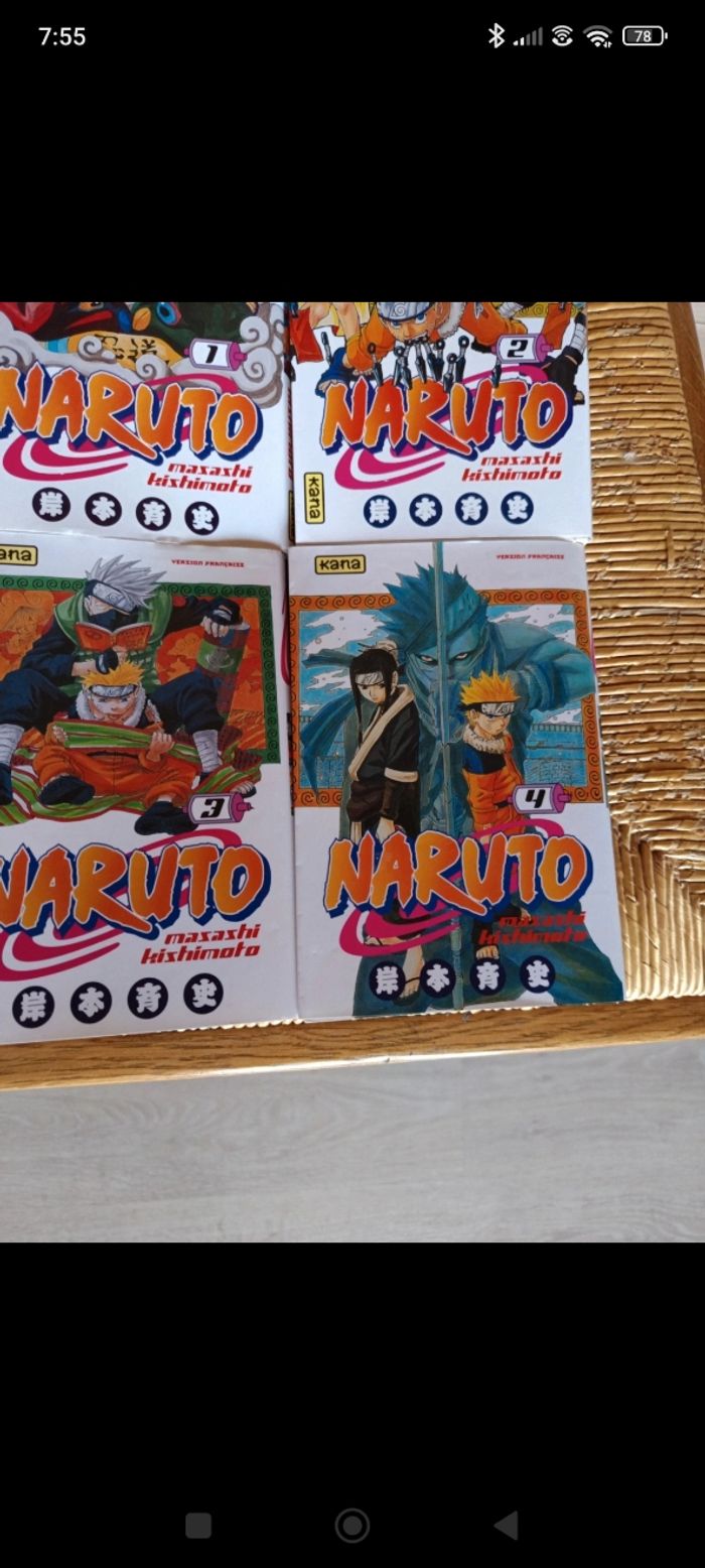 Lot de 4 Mangas Naruto - photo numéro 3