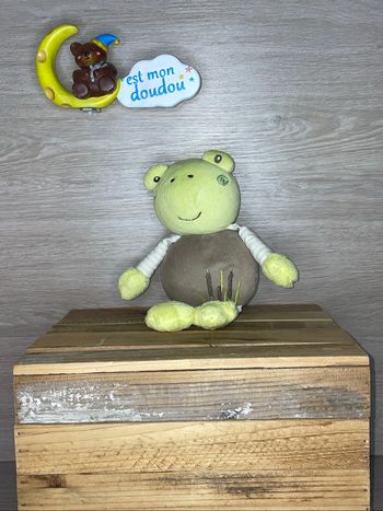 SUN71 doudou grenouille 🐸 pusblu