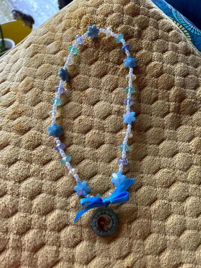 Reine des neiges collier neuf - photo numéro 2