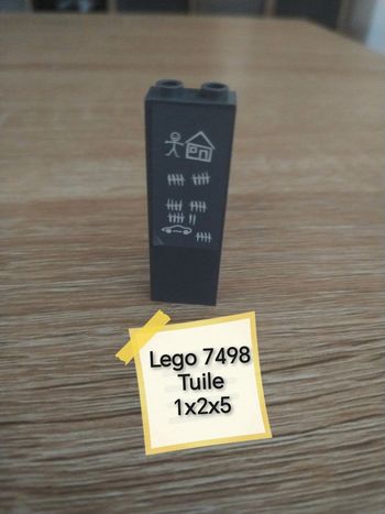 Lego 7498 tuile 1x2x5