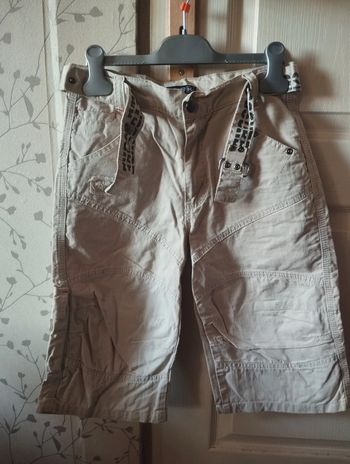 Bermuda Exposure 14 ans beige poches