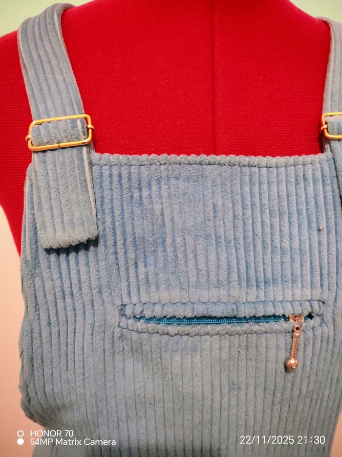 Salopetteen velours vintage - photo numéro 5