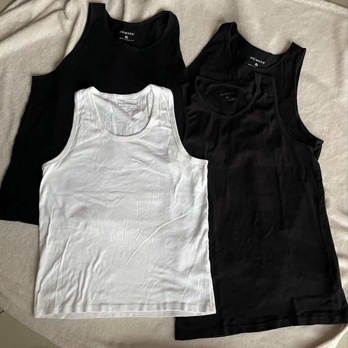 Lots 4 Débardeurs Primark Homme Taille XL Primark très bon état - photo numéro 3