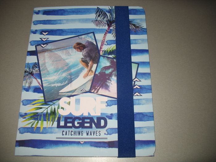 LOT DE 3 ARTICLES SCOLAIRES : CLASSEUR + POCHETTE + INTERCALAIRES "SURF LEGEND" - NEUF - n°19 - photo numéro 4