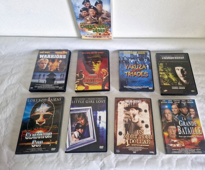 Lot de 9 dvd  , film action  / guerre - photo numéro 2