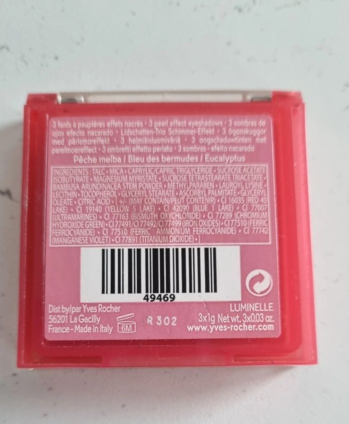 Boîtier de 3 fards a paupières effets nacrés - photo numéro 5