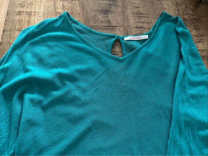 Pull vert Camaïeu - photo numéro 3