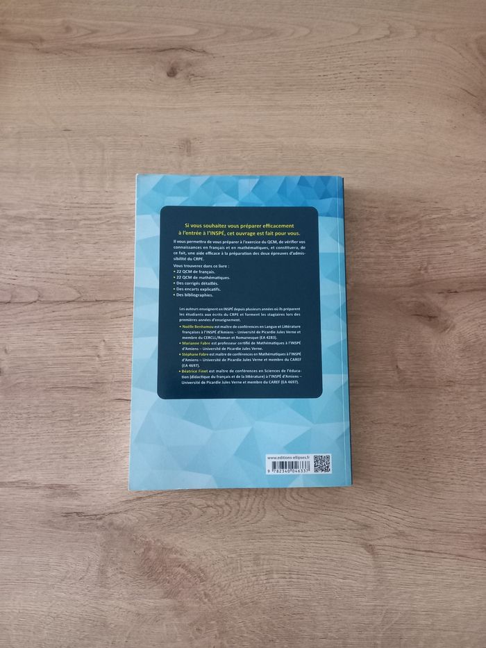 Livre " Réussir son entrée en Master Meef " - photo numéro 2