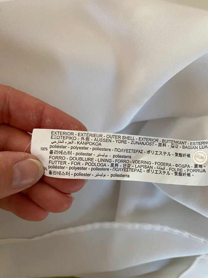 Robe blanche Zara taille L - photo numéro 5