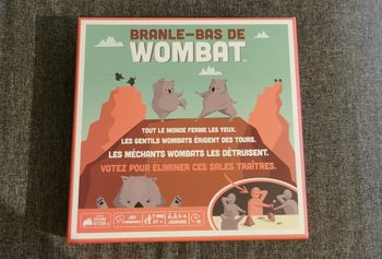 Branle bas de Wombat Jeu de société à partir de 7 ans