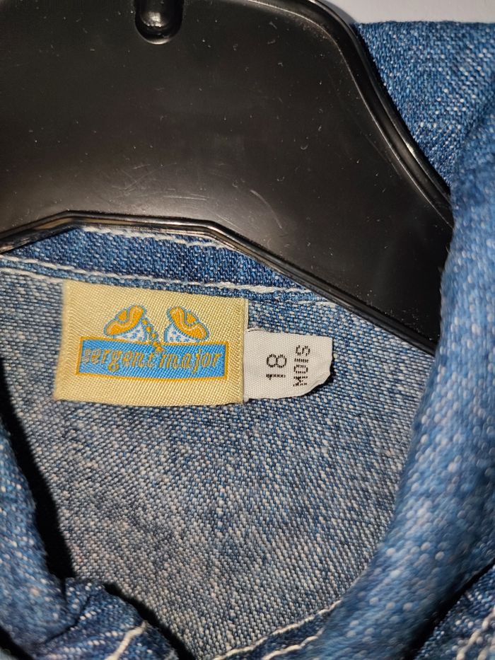 Veste en jean 18 mois sergent major - photo numéro 4
