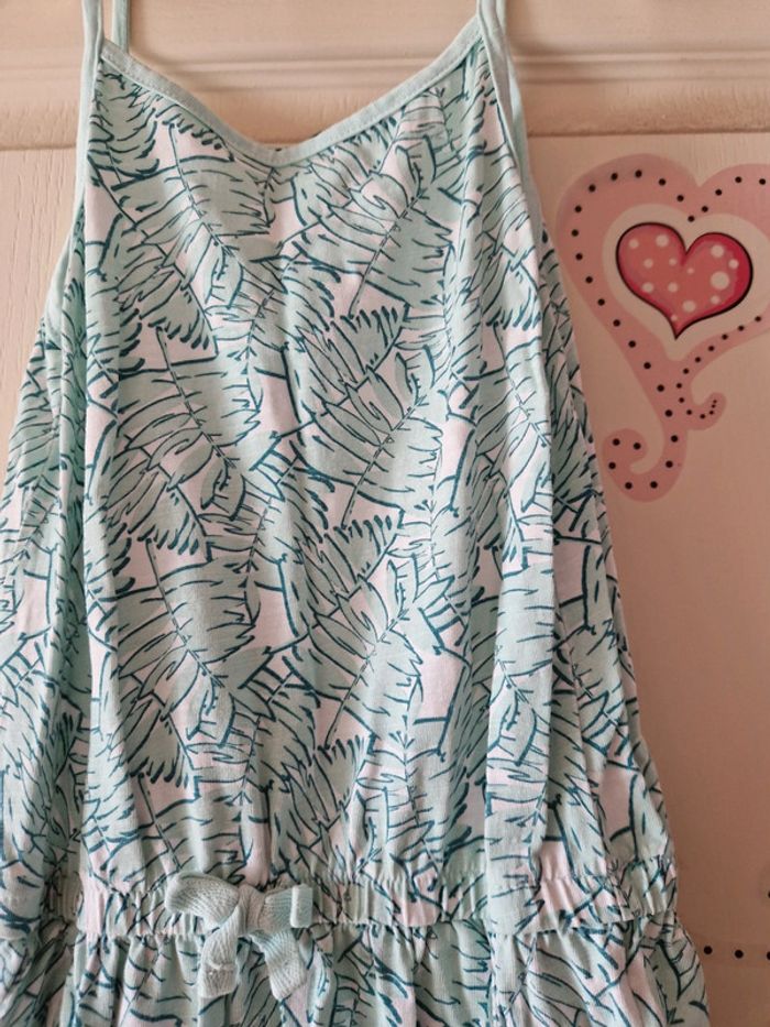 Robe 8 ans turquoise okaidi - photo numéro 2