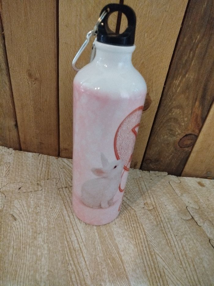 Gourde motif lapin et coeur neuve - photo numéro 4