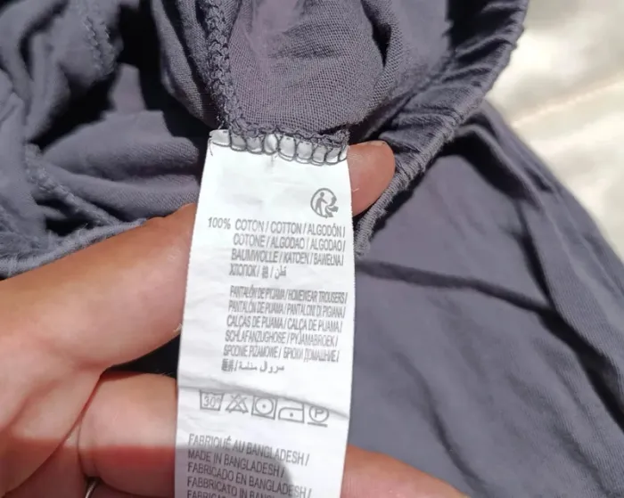 Pantalon de pyjama taille élastique gris 6 ans Kiabi - photo numéro 3