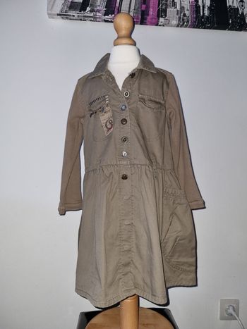 Robe kaki IKKS 4 ans