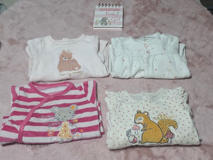 Lot 4 pyjamas bébé 3 mois 👶💖