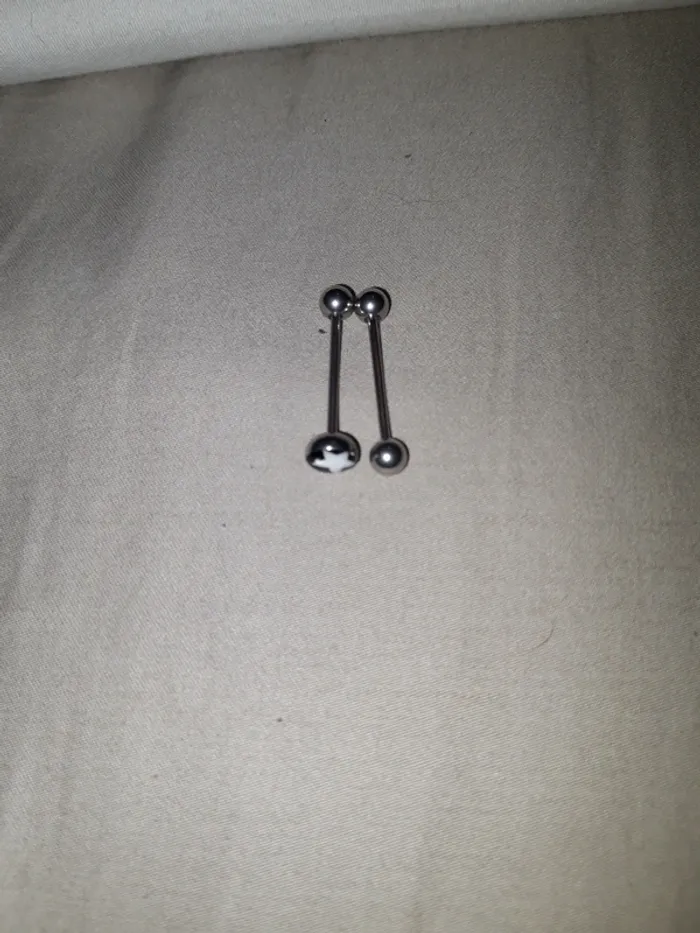Lot de 2 piercing pour la langue - photo numéro 4
