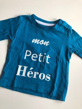 Pull bleu bébé garçon