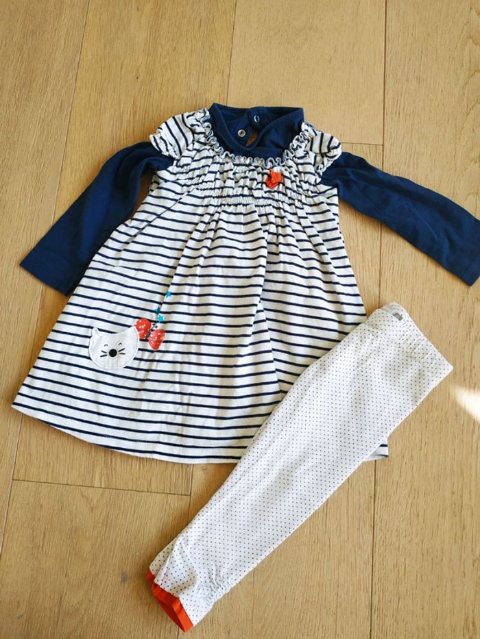 Robe 18mois+legging catimini