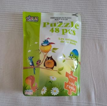 Puzzle 48 pièces les animaux de la forêt