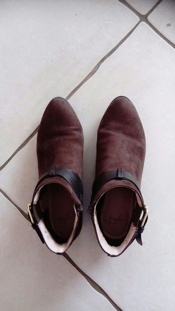 Bottines marron 38