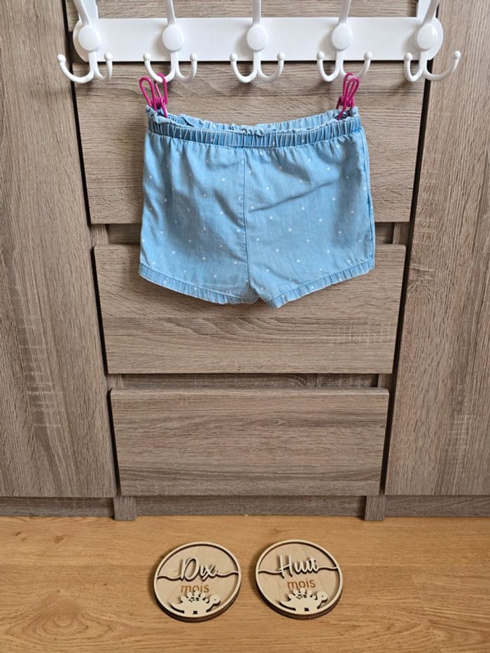 Vêtement Bébé Fille - Short - Primark - 12/18 mois 86 cm - photo numéro 5