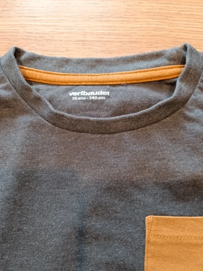 T-shirt manches longues garçon 10 ans - photo numéro 2