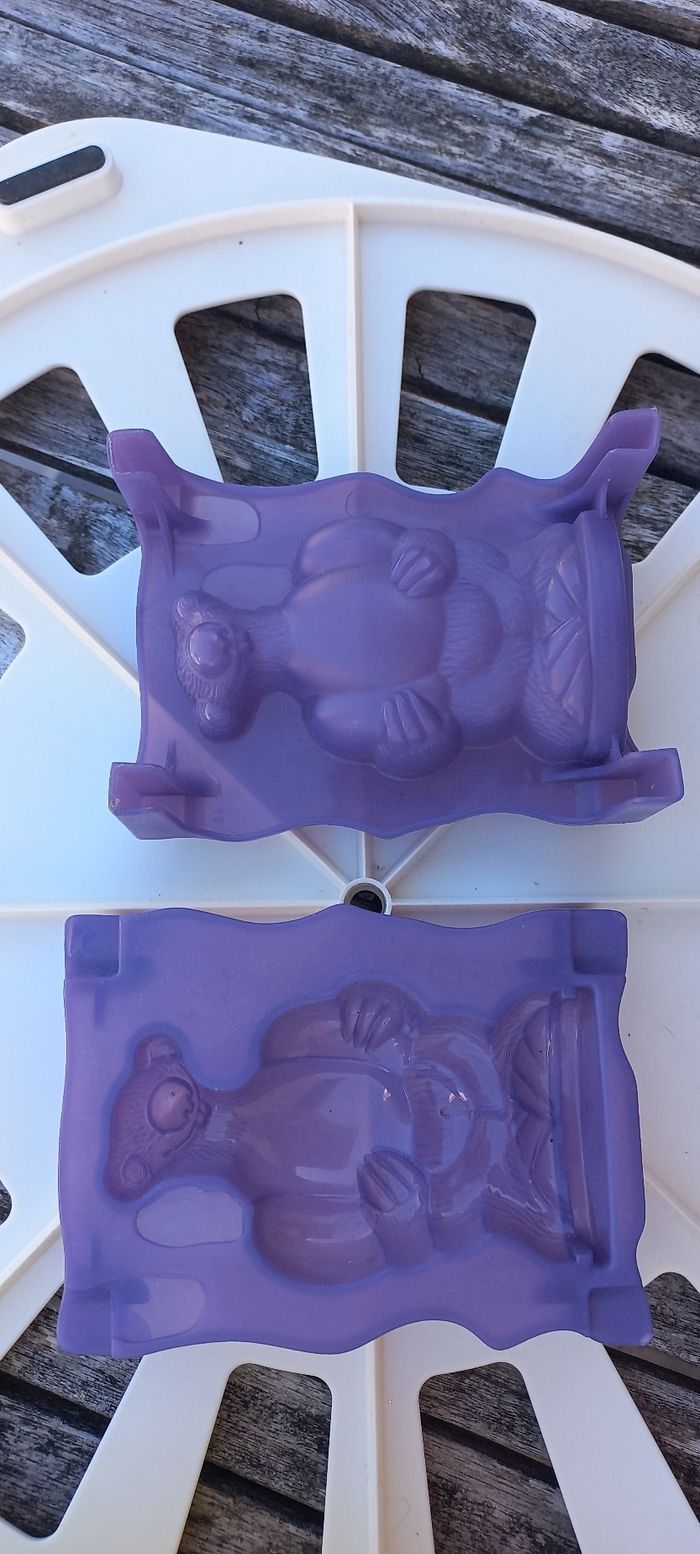 Lot moule - bol - moule gâteau nounours - photo numéro 3