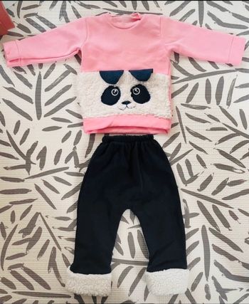 Ensemble deux pièces mouton fille 18 mois