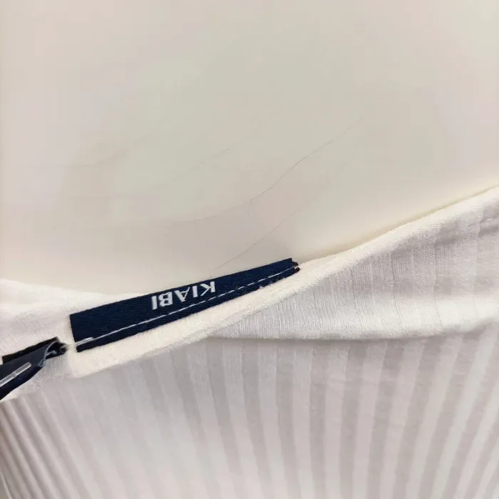 Body blanc Kiabi rayures ton sur ton - taille S - Neuf A629 - photo numéro 8