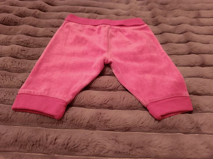 1Euro _ Jogging en velours ras T. 62cm 💮80% Coton 20% Polyester - photo numéro 3