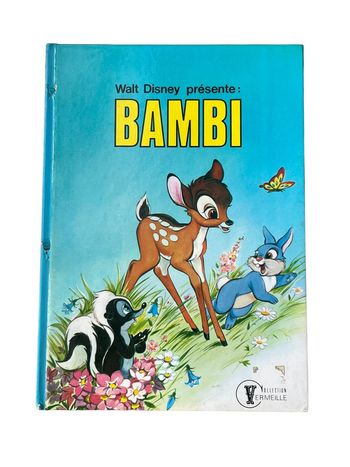 Livre Walt Disney Bambi Hachette collection Vermeille 1979