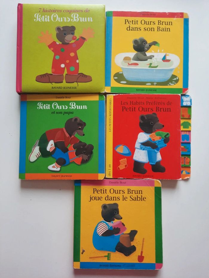 Lot de livres Petit ours brun