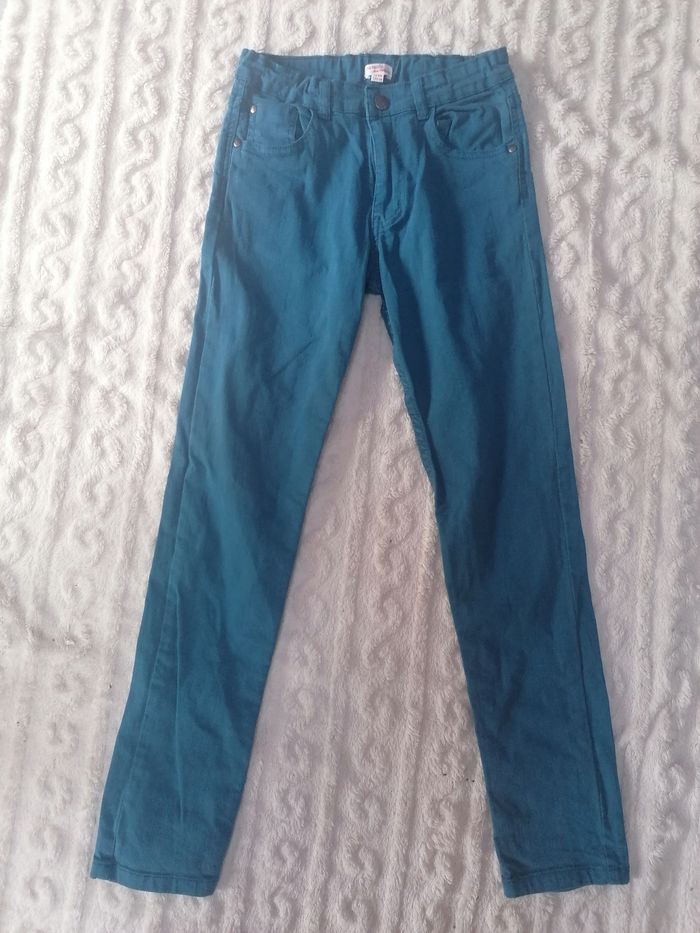 Ensemble chemise manches longues pantalon slim stretch garçon 12 ans - photo numéro 6