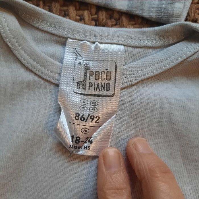 Lot de 3 bodies coton bio Poco Piano 24 mois 86/92 cm - photo numéro 3