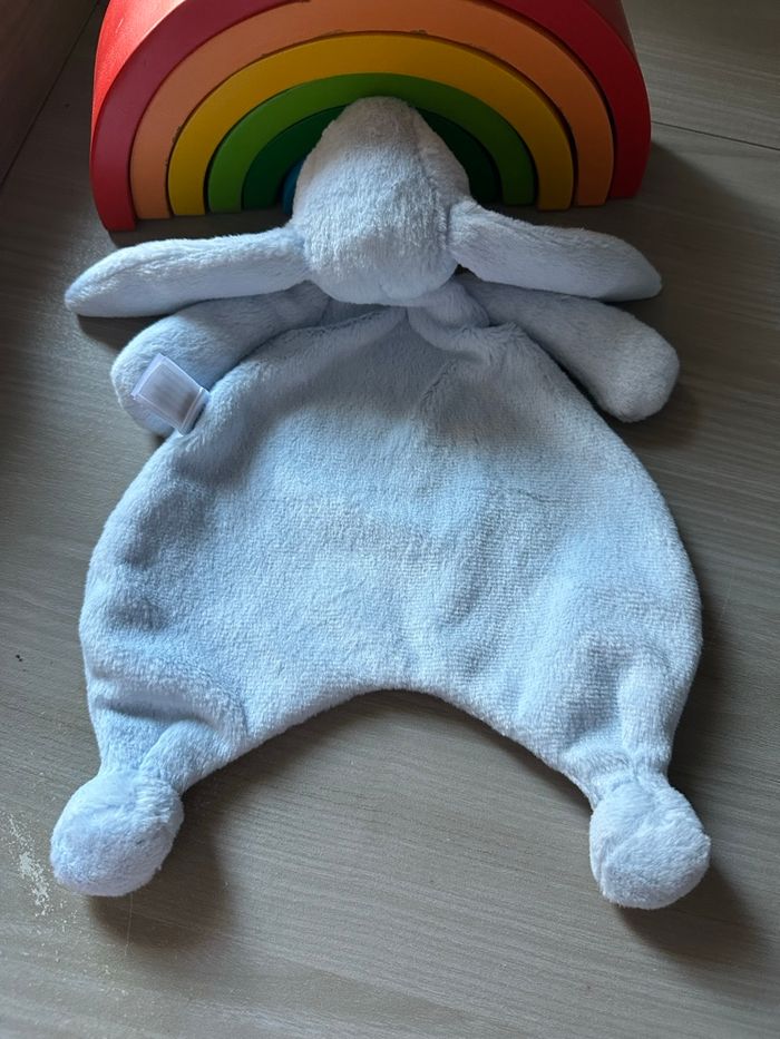 Doudou lapin bashfyl bleu Jellycat - photo numéro 3