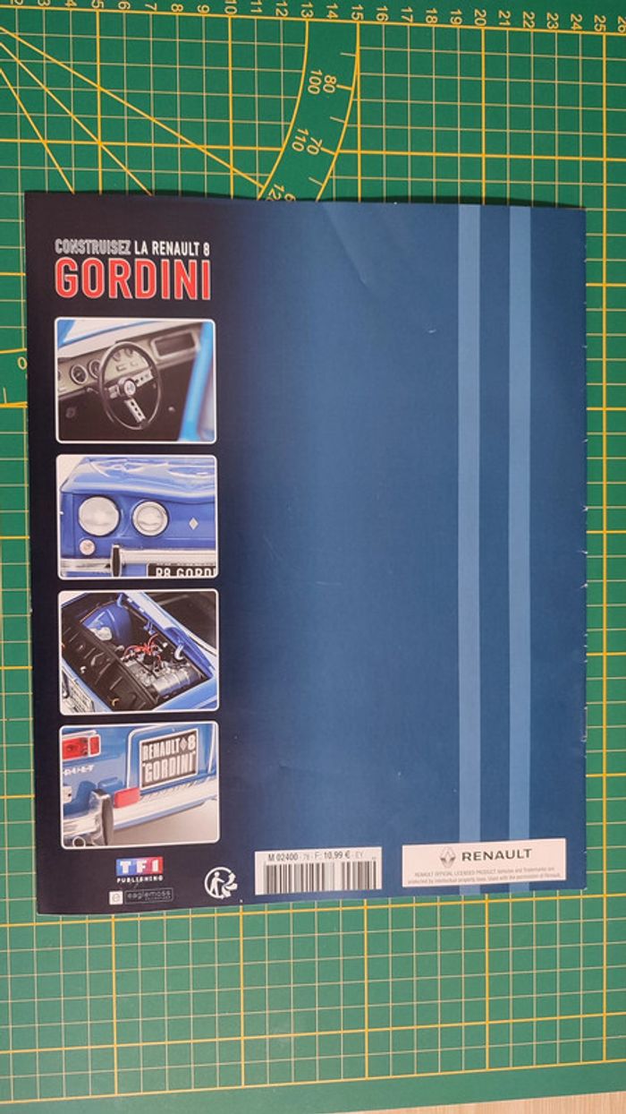 Fascicule seul sans pièce N°78 pièce Renault R8 Gordini 1/8 1/8ème Eaglemoss collections #A67 - photo numéro 2