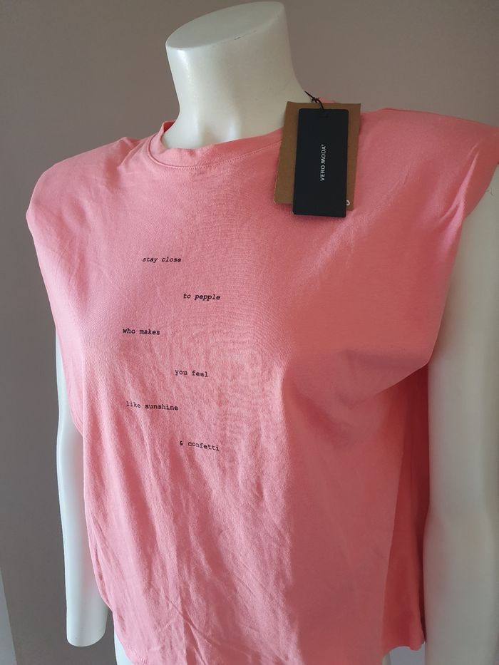 Superbe T-Shirt rose Vero Moda 🌸 - photo numéro 2