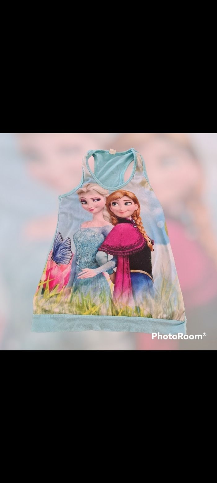 Débardeur la reine des neiges