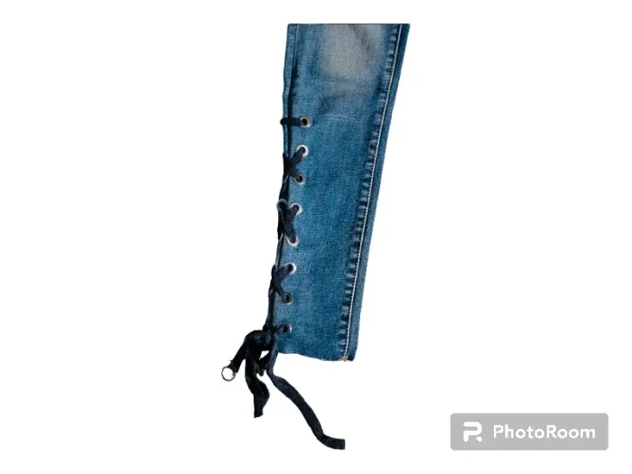 Jeans slim avec laçage neuf Redial neuf - photo numéro 2