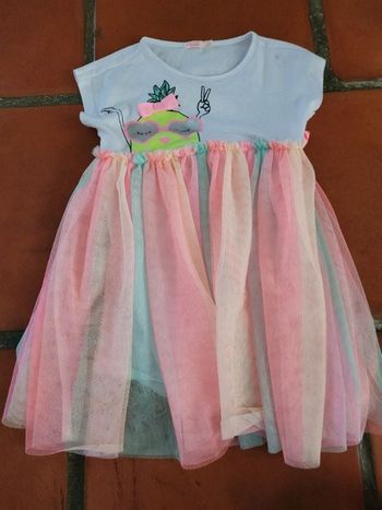 Robe fille avec tulle