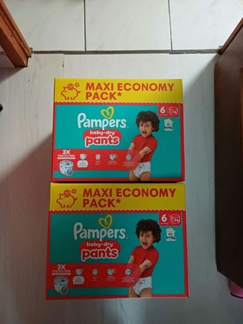 148 couches culottes pampers pants taille 6