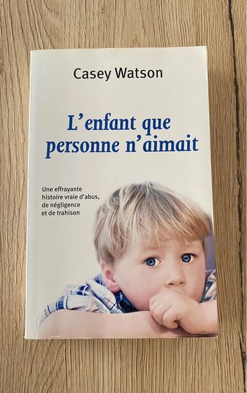 Livre l’enfant que personne n’aimait