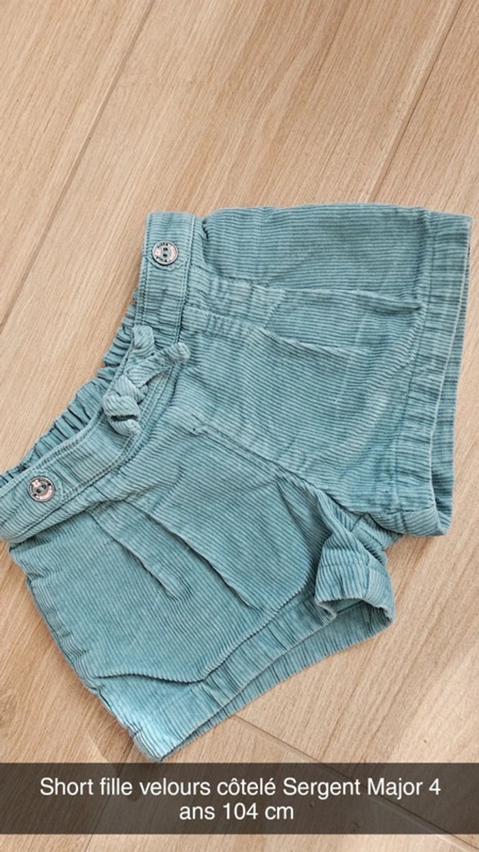 Short velours Sergent Major - photo numéro 2