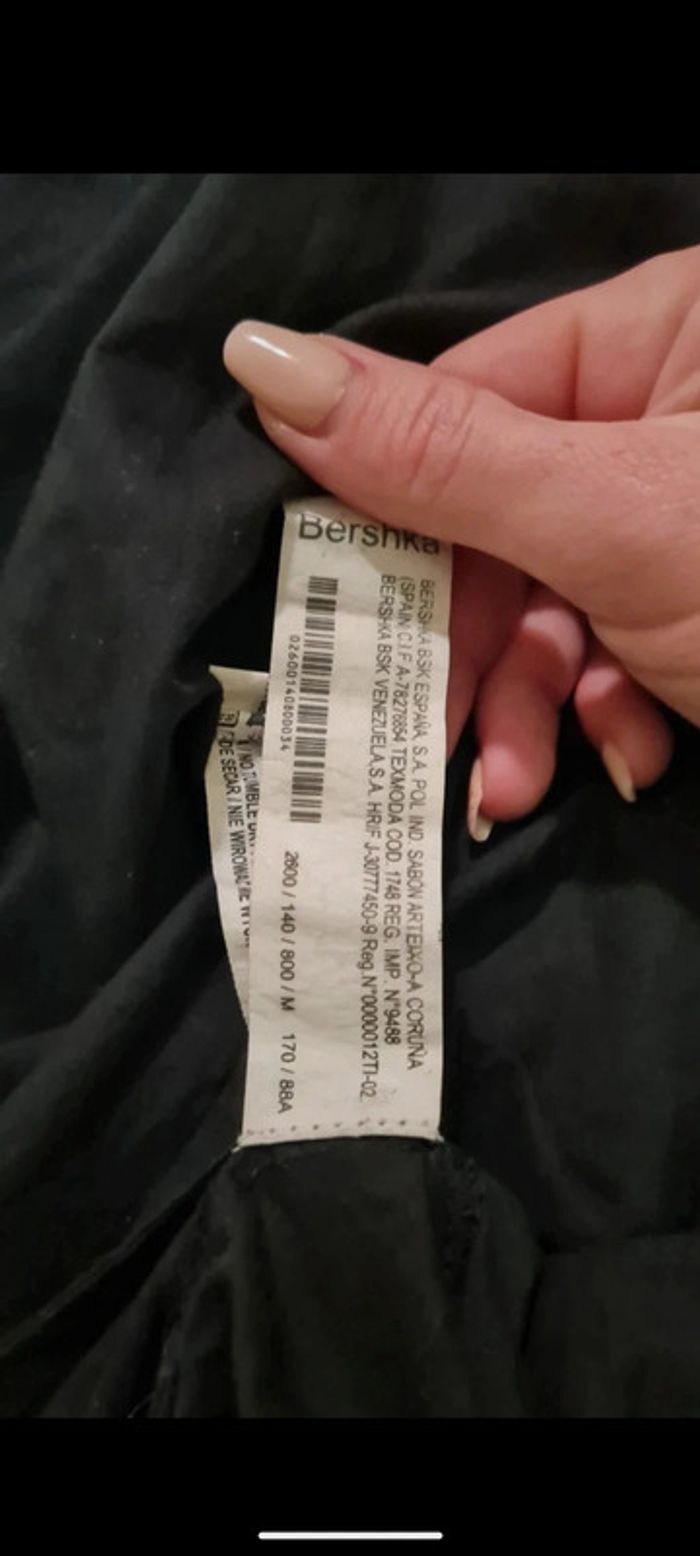 Tunique roce chemise noire Bershka M - photo numéro 8