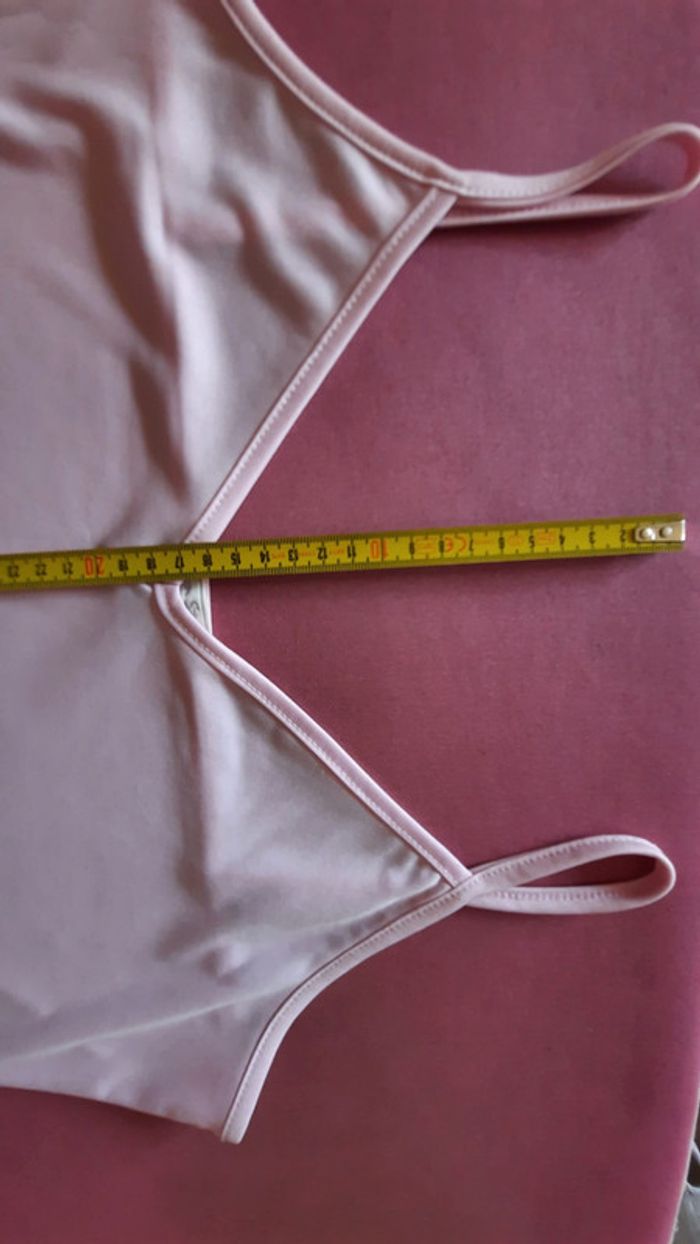 Haut bretelles fines Taille 42/44 rose - photo numéro 4
